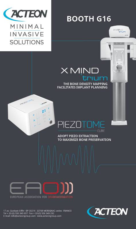 ACTEON AT EAO: CONGRESS & SYMPOSIUM